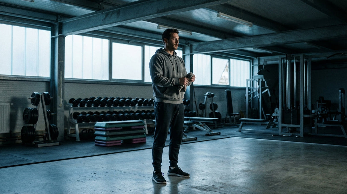 Person i vardaglig miljö som fokuserar på sin rutin, illustrerar hur kosttillskott verkar över tid genom fysiologiska processer snarare än snabba effekter.